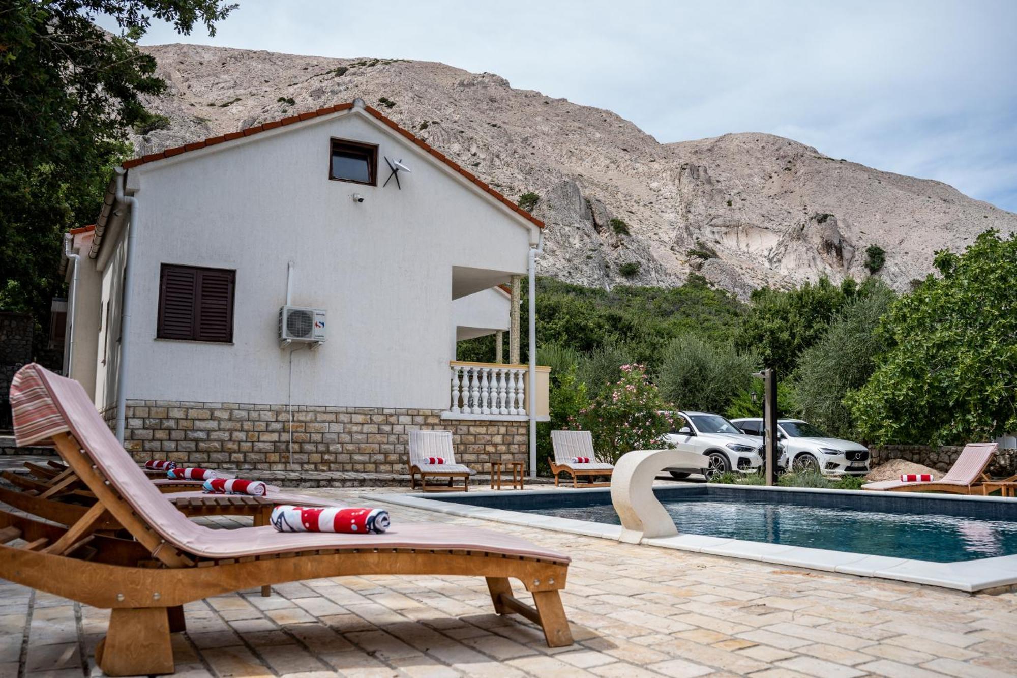 Villa Pag Dubrava Relax With Pool Bosana Extérieur photo